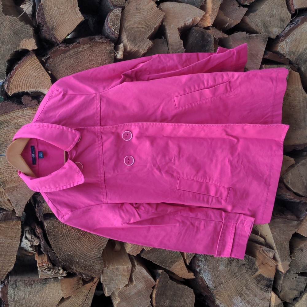 Gap Coat pink Button Up Medium